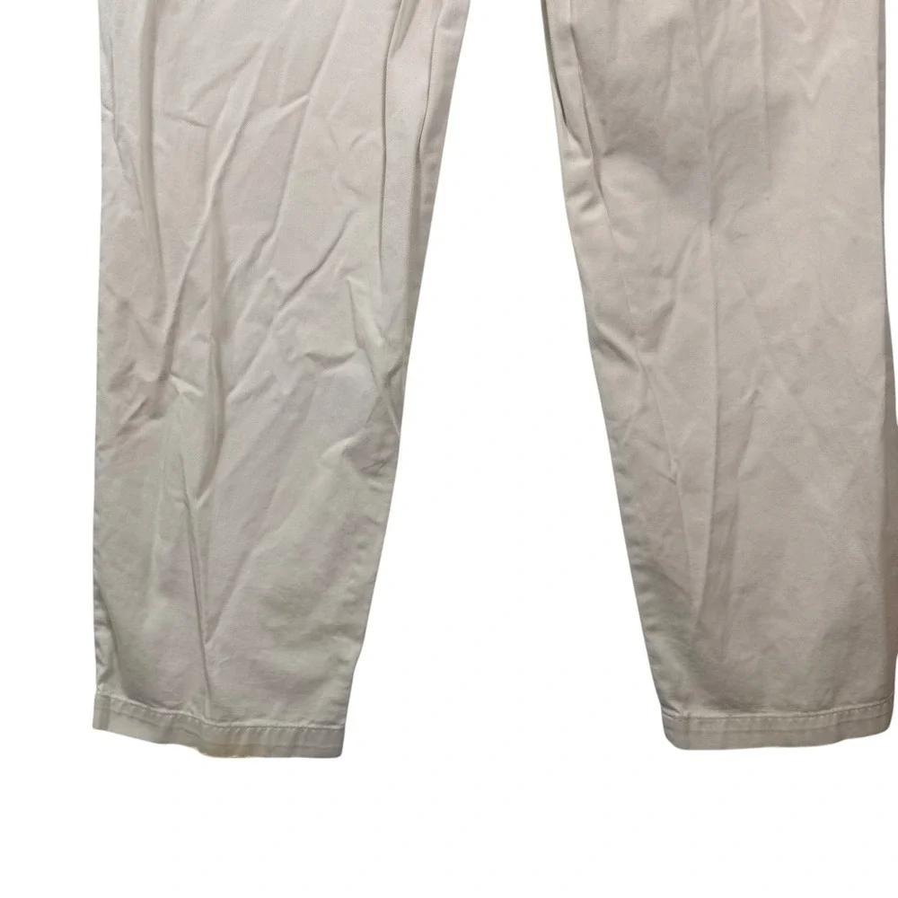 Polo Ralph Lauren Hammond Pant Mens 35x30 Beige Pleated Front Classic Chino Cuff